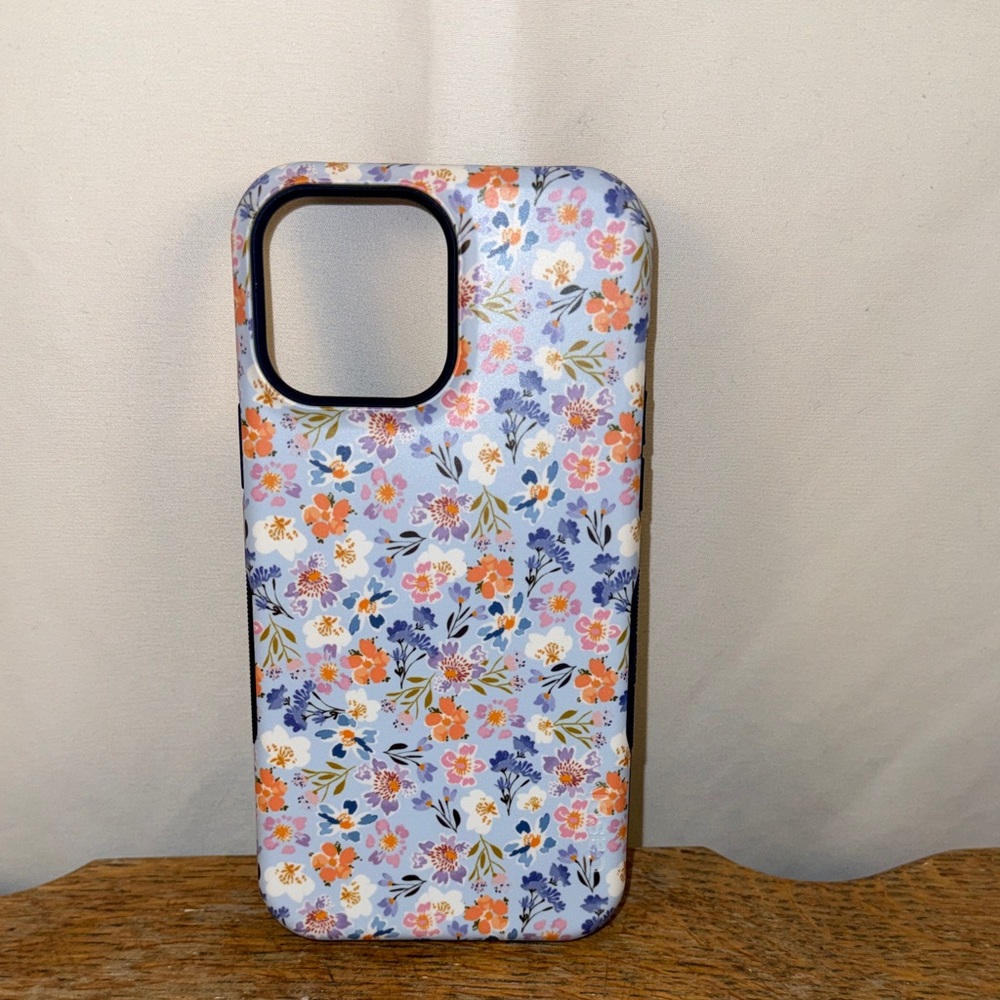 Casely Bold Floral iPhone 13 Pro Max Case - Purple and Orange